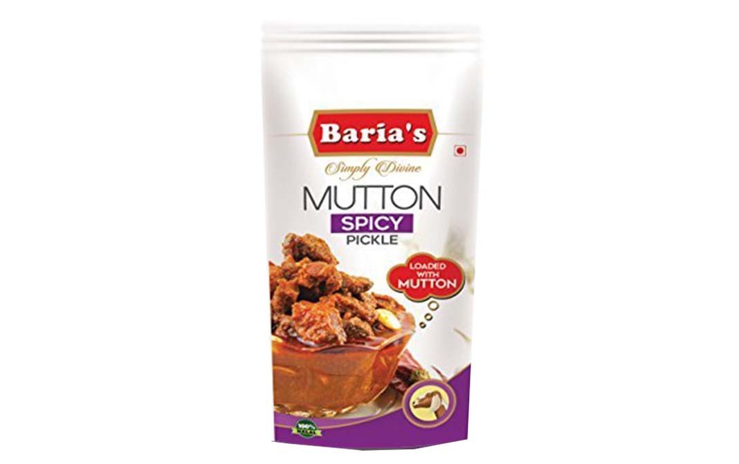 Baria's Mutton Spicy Pickle Loaded With Mutton   Pack  200 grams